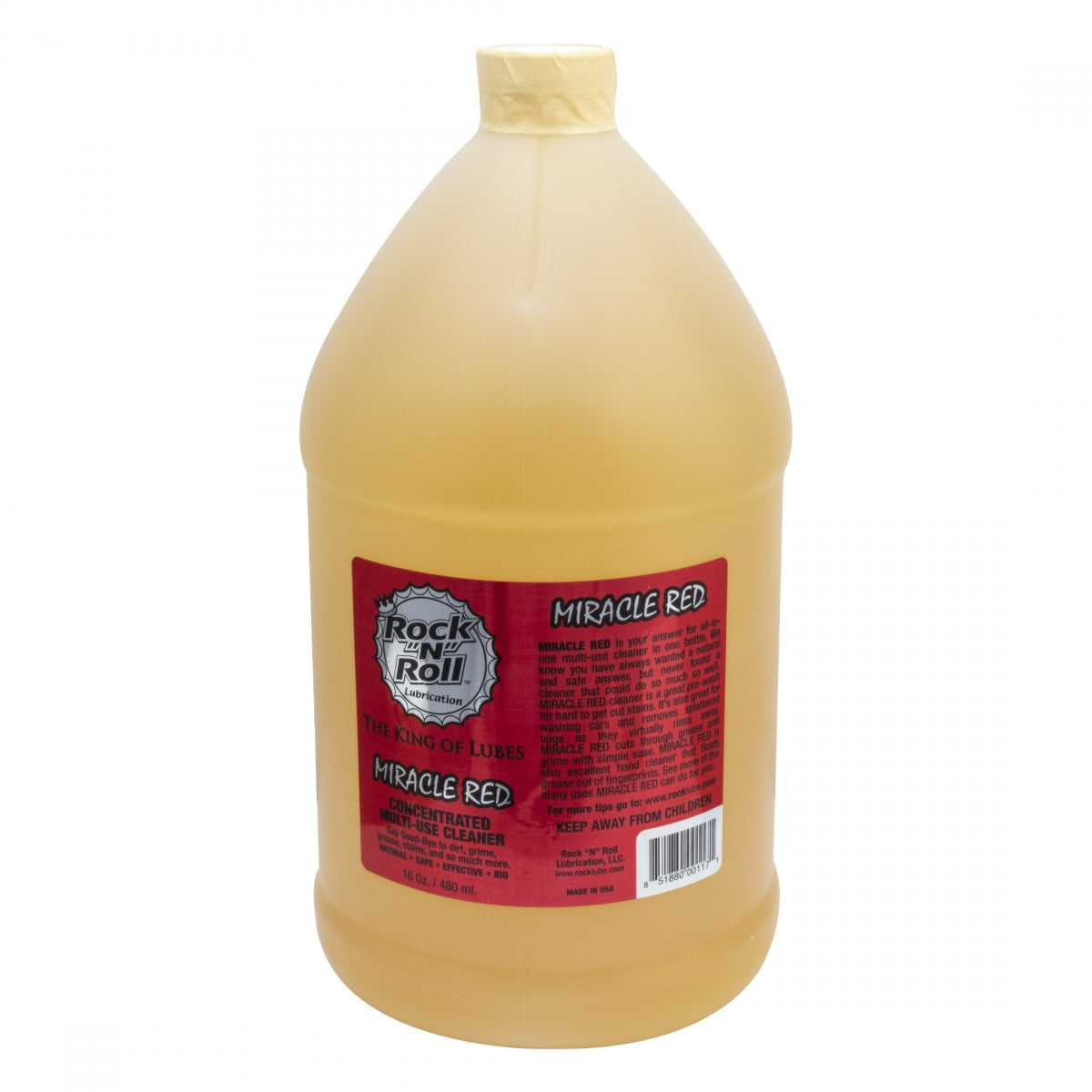 ROCK N ROLL CLEANER RnR MIRACLE RED 1gal - ROCK N ROLL