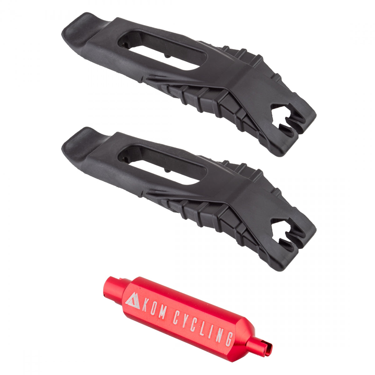 KOM CYCLING TOOL TIRE LEVER KOM w/VALVE CORE COMBO TOOL PKof2 - KOM CYCLING