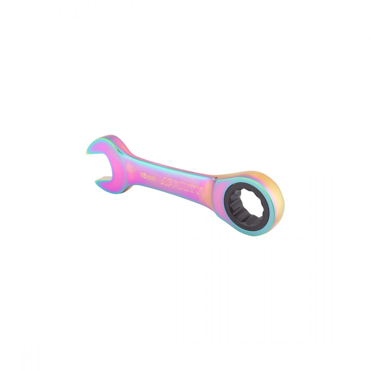 AFFINITY TOOL PEDAL WRENCH AFFINITY SLIM COMBO 15mm-BOX/OPEN-END SHORT OIL-SLICK - AFFINITY