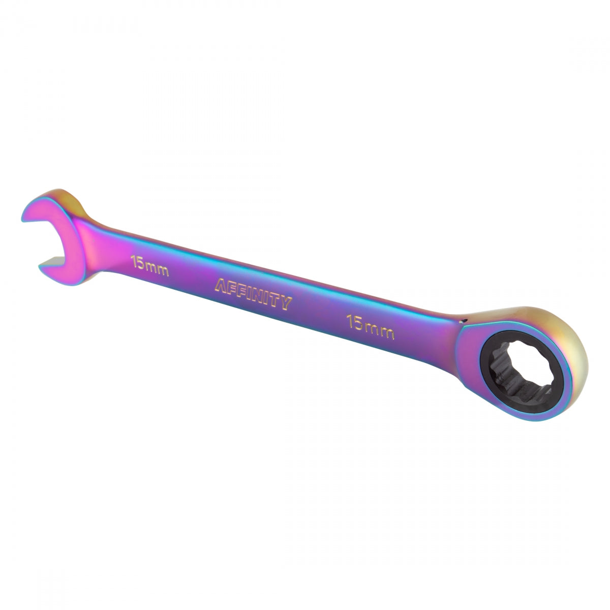 AFFINITY TOOL PEDAL WRENCH AFFINITY SLIM COMBO 15mm-BOX/OPEN-END LONG OIL-SLICK - AFFINITY