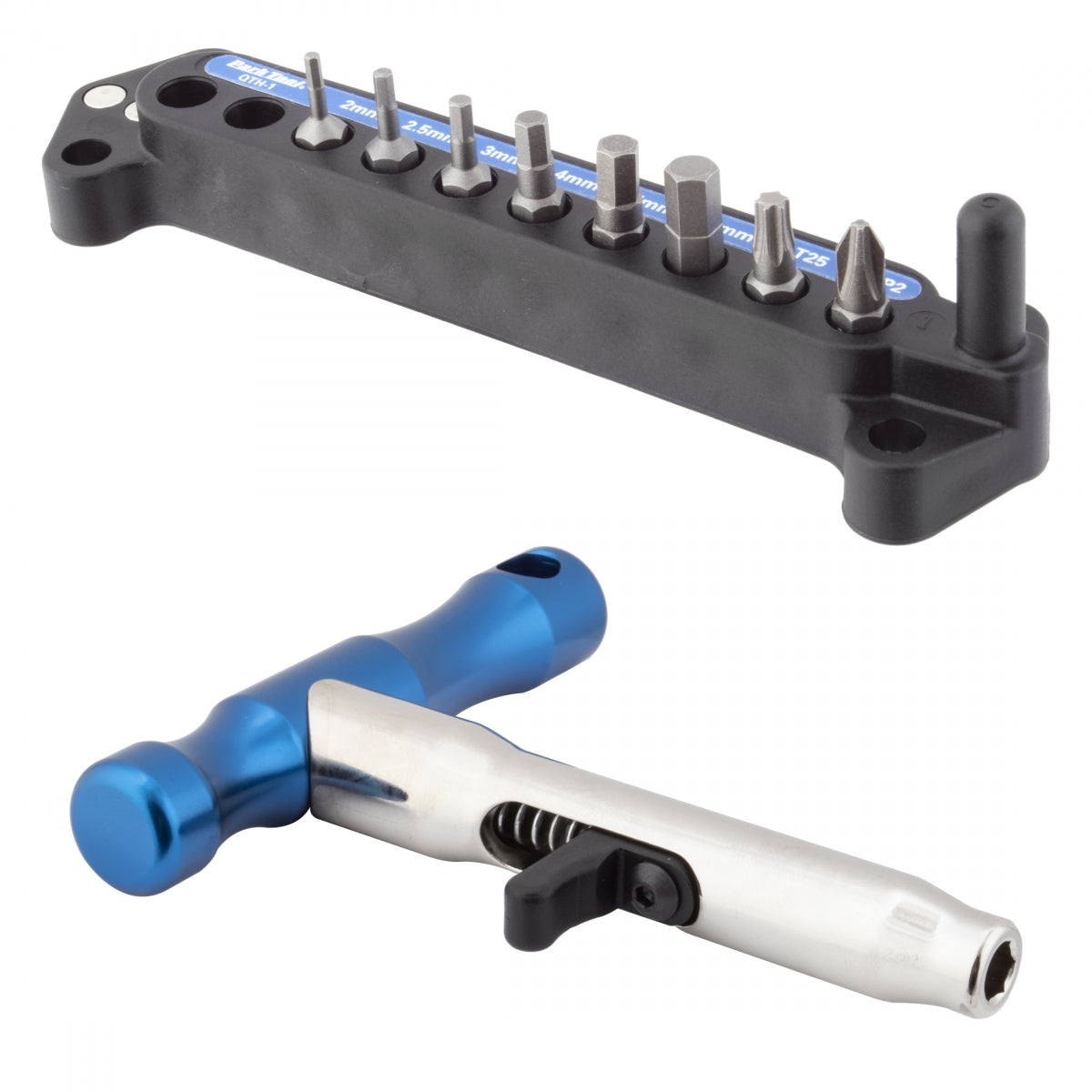 PARK TOOL TOOL MULTI PARK QTH-1 T-HANDEL 2/2.5/3/4/5/6mm/T25/#2-PHILIPS - PARK TOOL