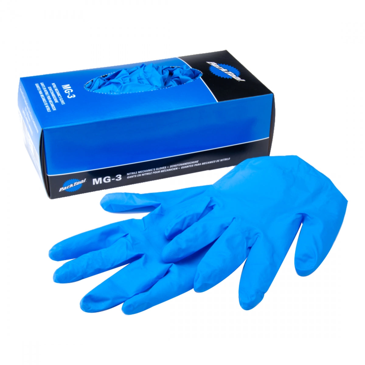PARK TOOL GLOVES PARK NITRILE MG-3 LRG BXof100 - PARK TOOL