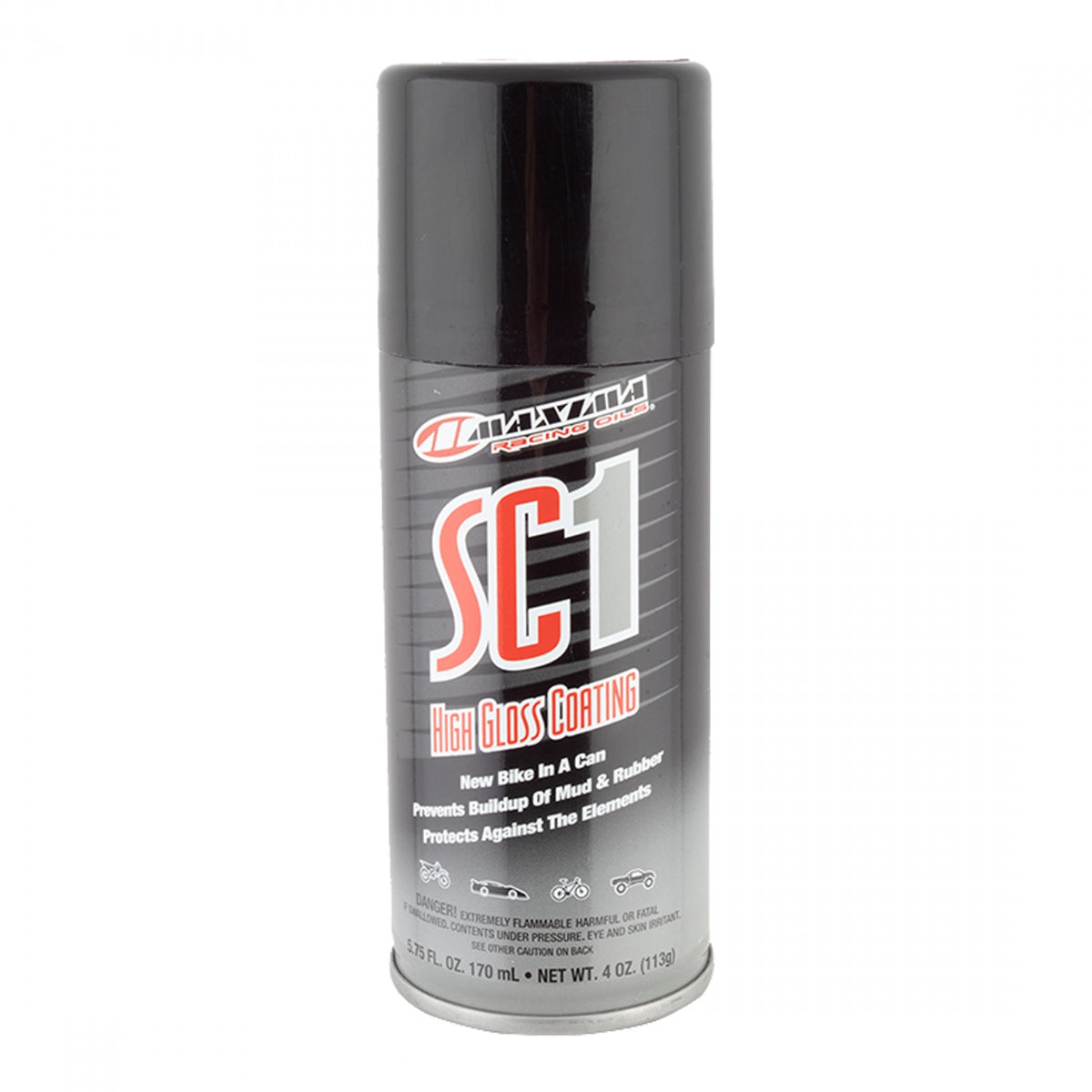 MAXIMA RACING OIL CLEANER MAXIMA SC1 CLEAR COAT 4oz AEROSOL - MAXIMA RACING OIL