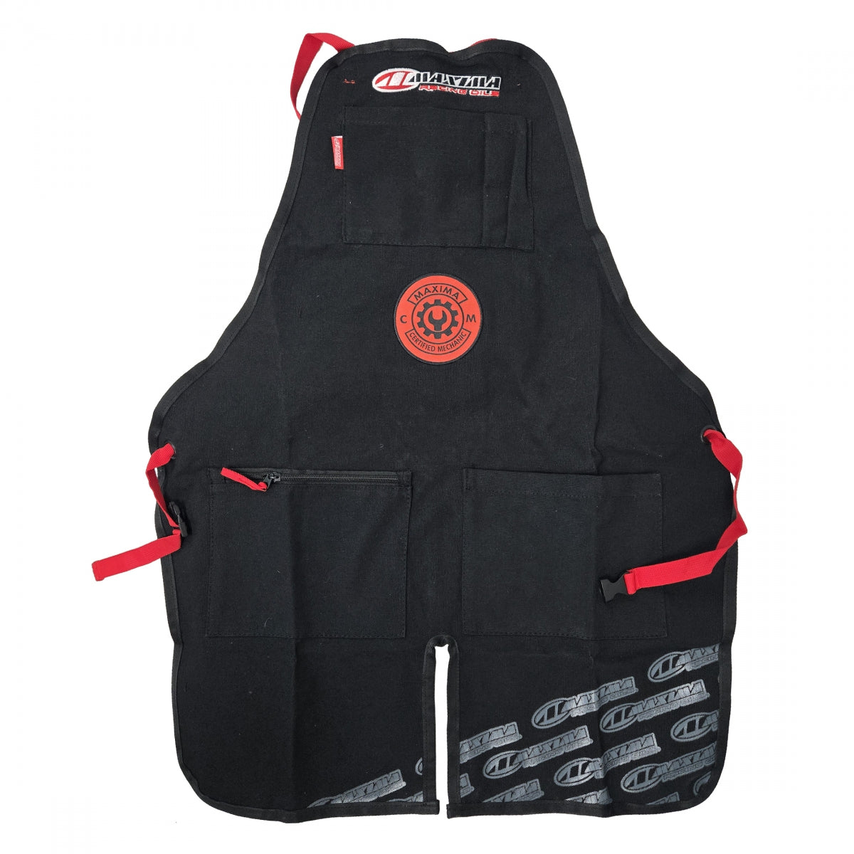 MAXIMA RACING OIL CLOTHING APRON MAXIMA BK/RD - MAXIMA RACING OIL