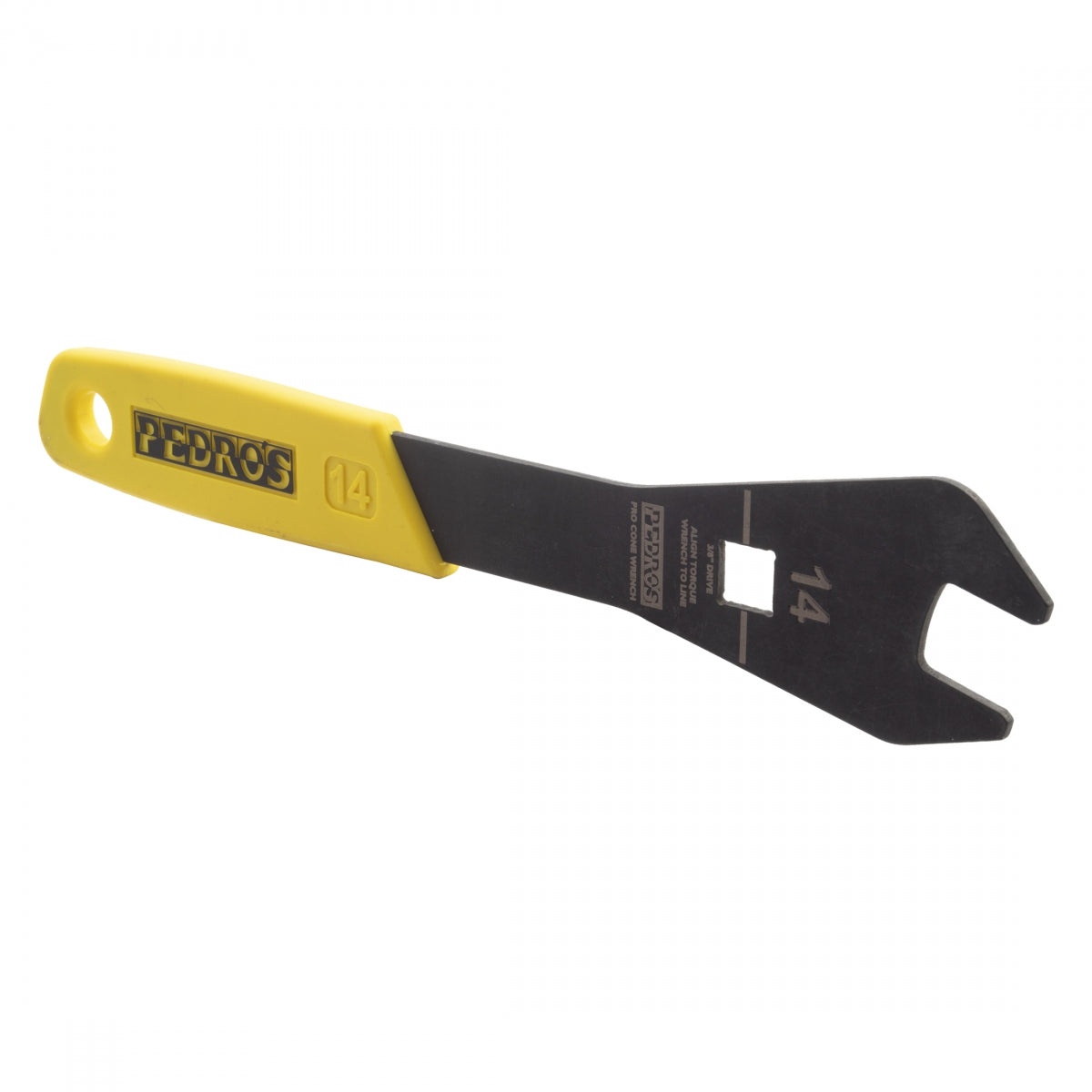PEDROS TOOL HUB CONE WRENCH PEDROS PRO 14mm YL/BK - PEDROS