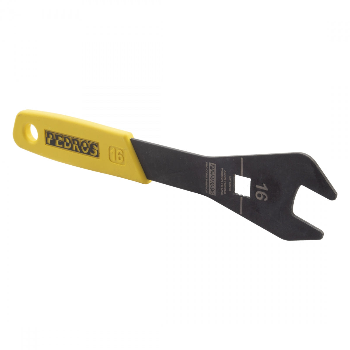 PEDROS TOOL HUB CONE WRENCH PEDROS PRO 16mm YL/BK - PEDROS