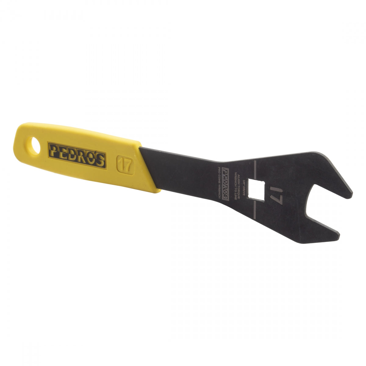 PEDROS TOOL HUB CONE WRENCH PEDROS PRO 17mm YL/BK - PEDROS