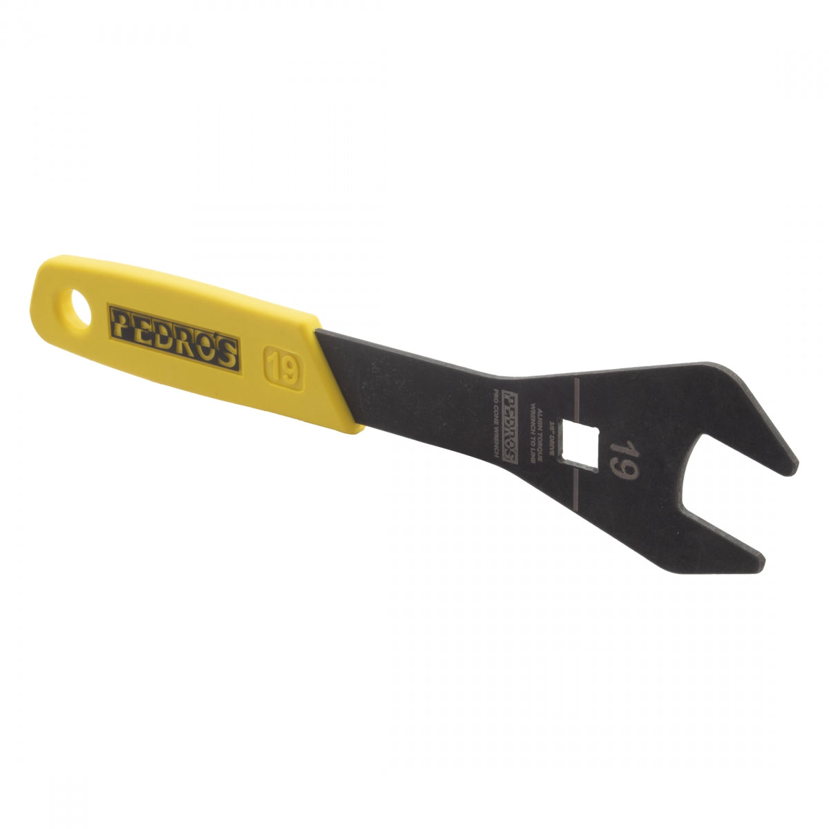 PEDROS TOOL HUB CONE WRENCH PEDROS PRO 19mm YL/BK - PEDROS