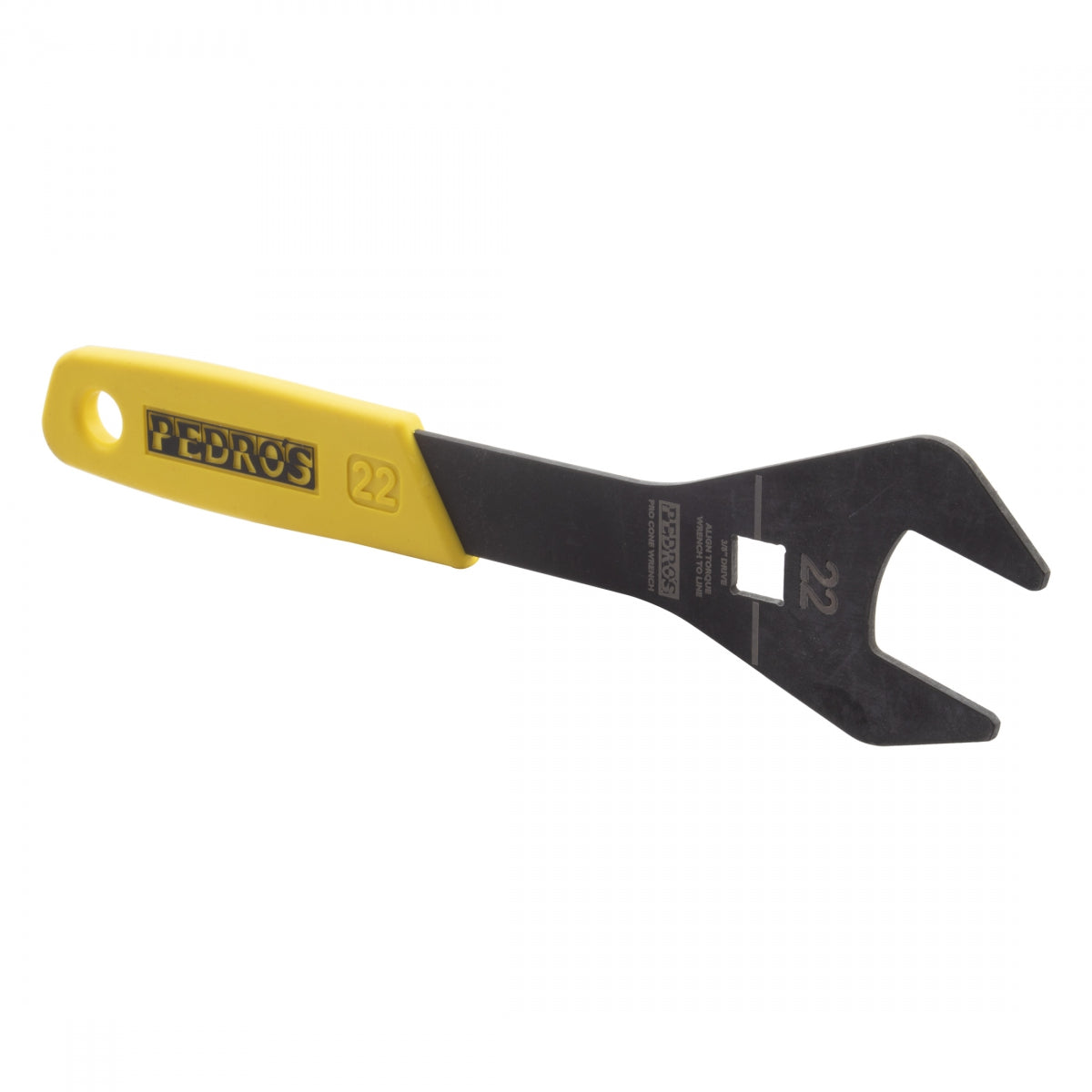 PEDROS TOOL HUB CONE WRENCH PEDROS PRO 22mm YL/BK - PEDROS