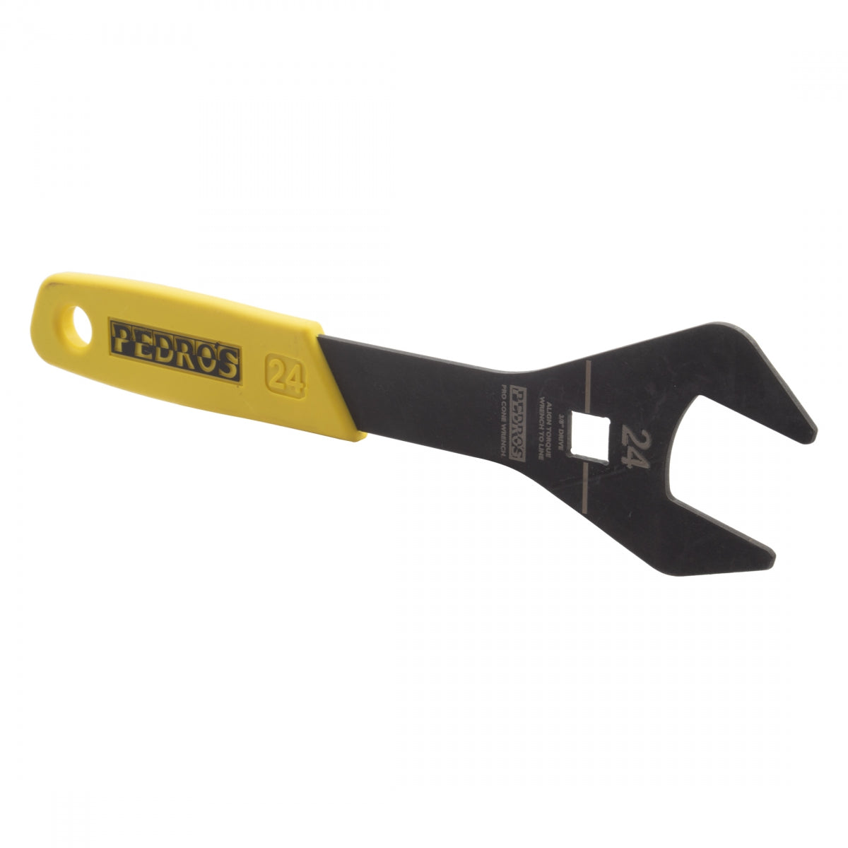 PEDROS TOOL HUB CONE WRENCH PEDROS PRO 24mm YL/BK - PEDROS