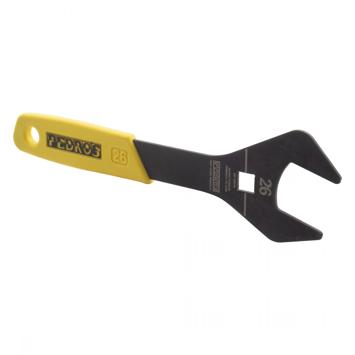 PEDROS TOOL HUB CONE WRENCH PEDROS PRO 26mm YL/BK - PEDROS