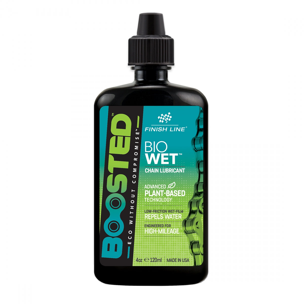 FINISH LINE LUBE F-L BOOSTED BIO WET BOTTLE 4oz 12/cs - FINISH LINE
