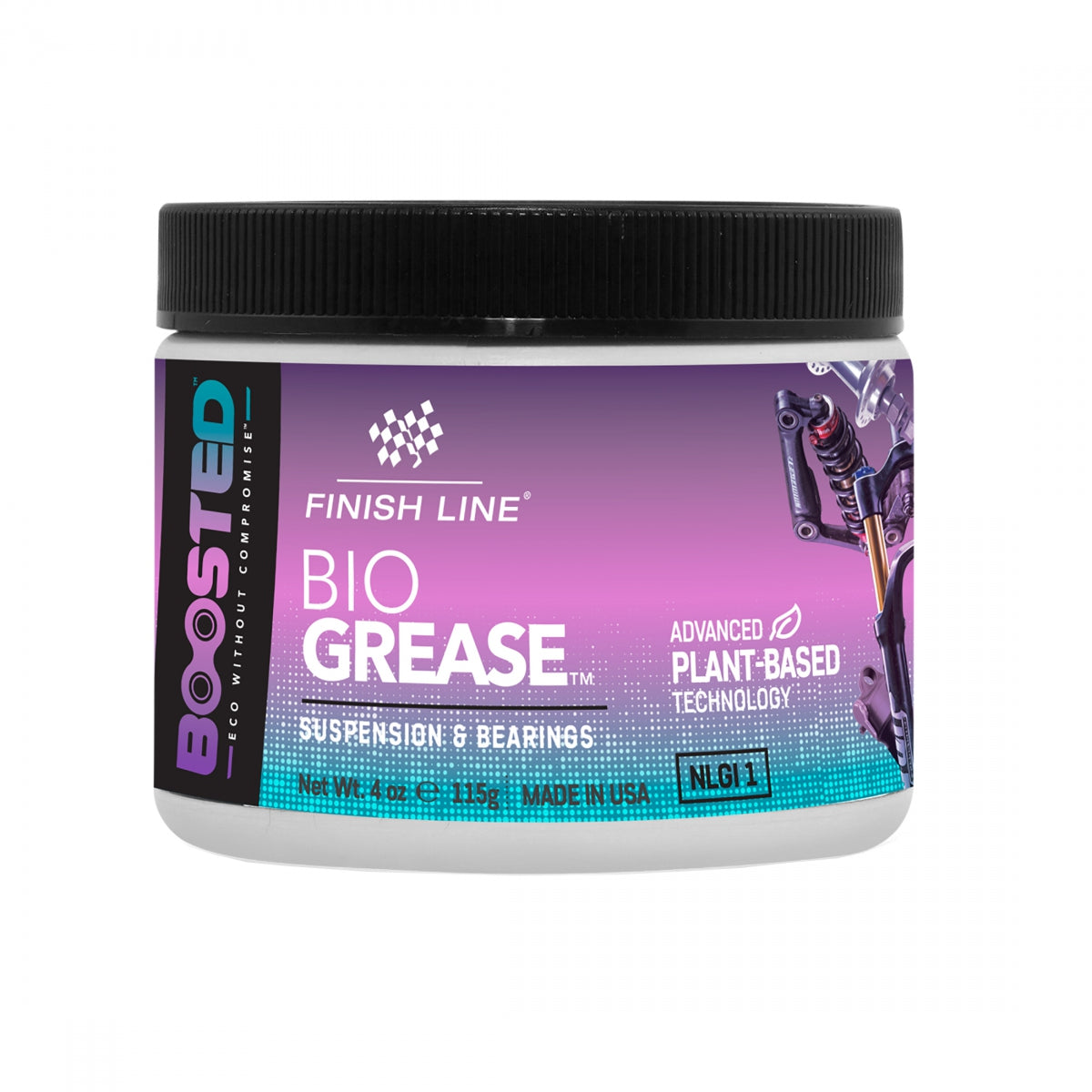 FINISH LINE LUBE F-L GREASE BOOSTED BIO 4oz TUB 12/cs - FINISH LINE