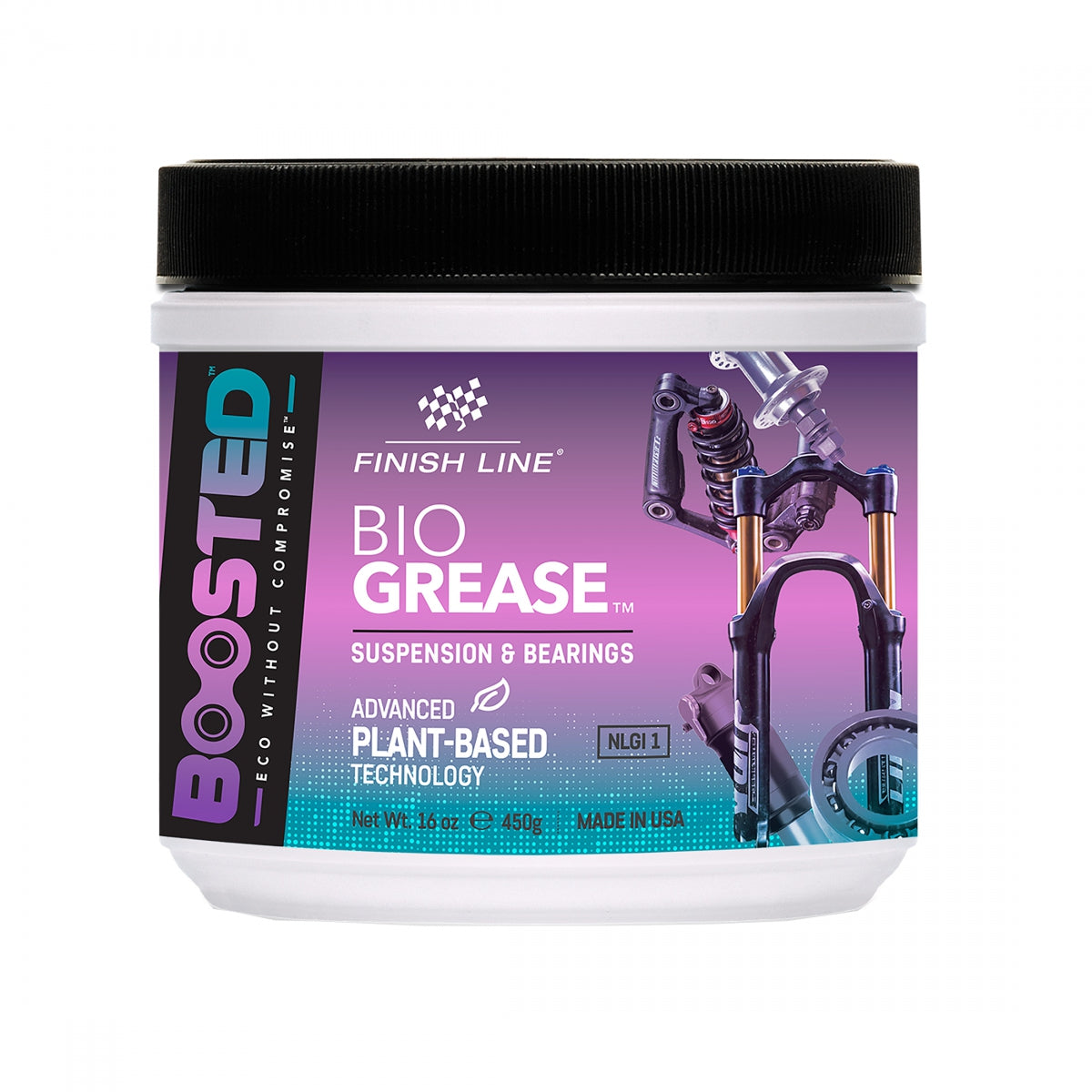 FINISH LINE LUBE F-L GREASE BOOSTED BIO 1lb TUB 12/cs - FINISH LINE