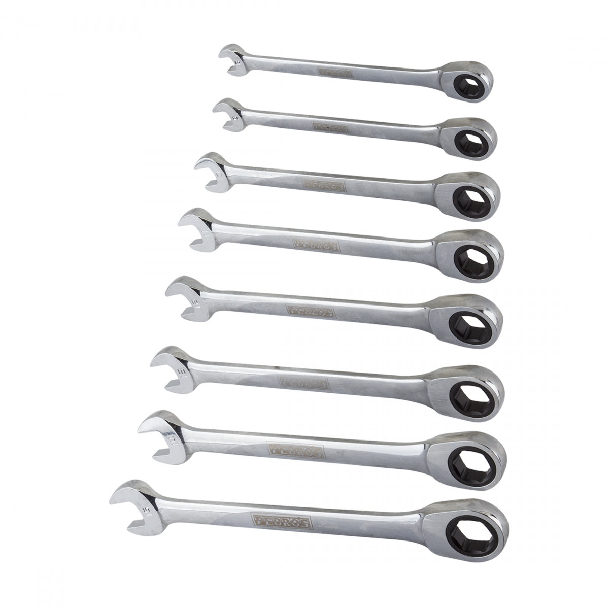 PEDROS TOOL WRENCH PEDROS RATCHET COMBO SET/8 - PEDROS