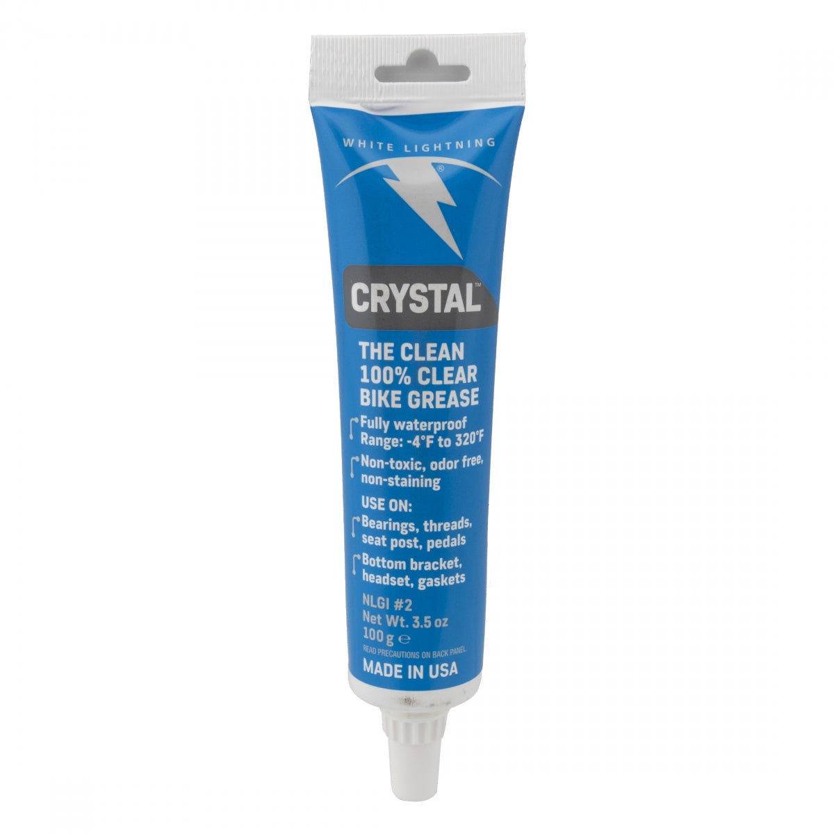 WHITE LIGHTNING LUBE W-L GREASE CRYSTAL 3.5oz TUBE - WHITE LIGHTNING