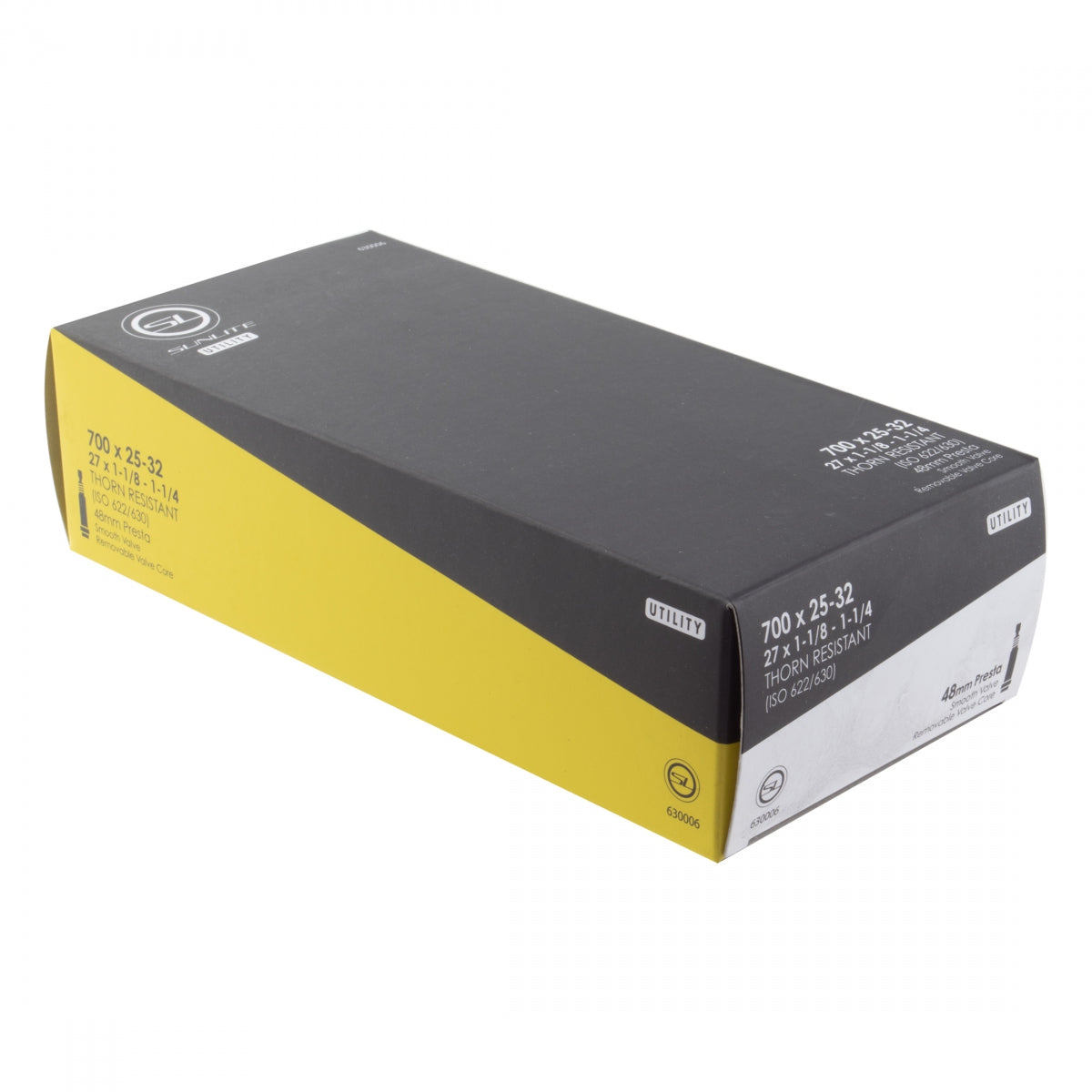 SUNLITE TUBE SUNLT UTILIT THORN RES 700x25-32 27x1-1/8-1-1/4 PV48/SMTH/RC FFW25mm - SUNLITE