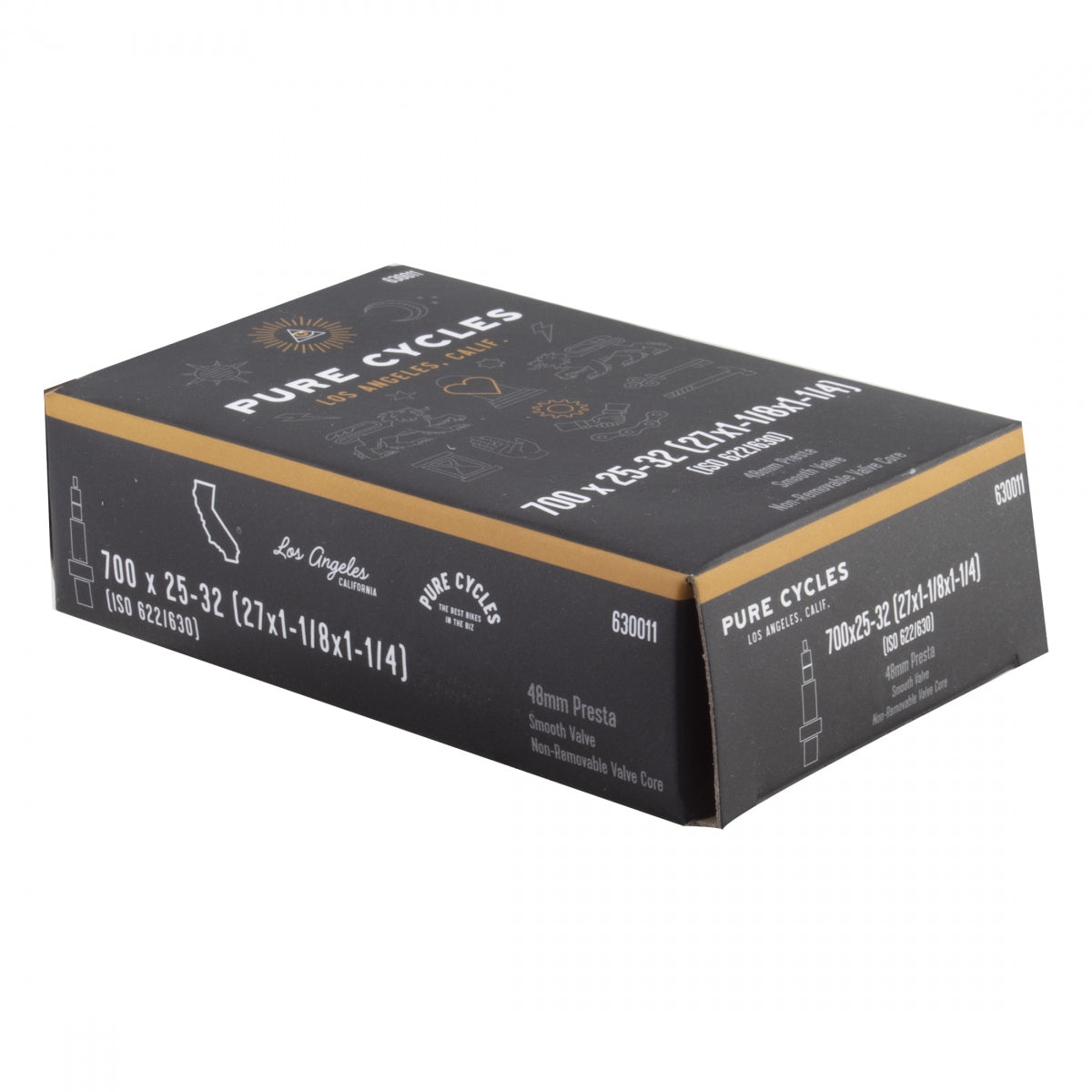 PURE CYCLES TUBE PURE 700x25-32 27x1-1/8x1-1/4 PV48/SMTH/NRC FFW25mm - PURE CYCLES