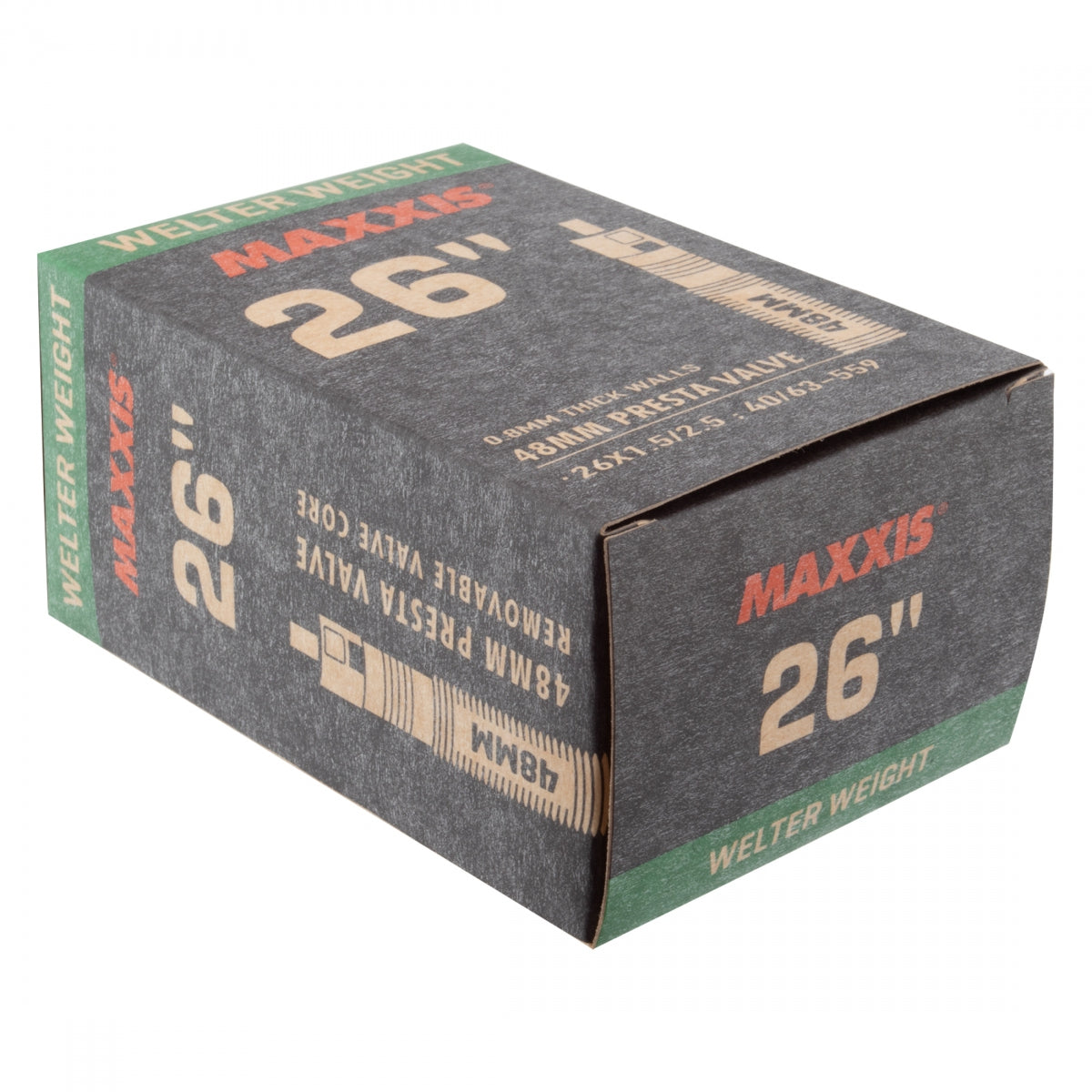 MAXXIS TUBE MAX 26x1.5-2.5 PV 48mm WELTERWEIGHT MTB REMOVABLE-CORE - MAXXIS