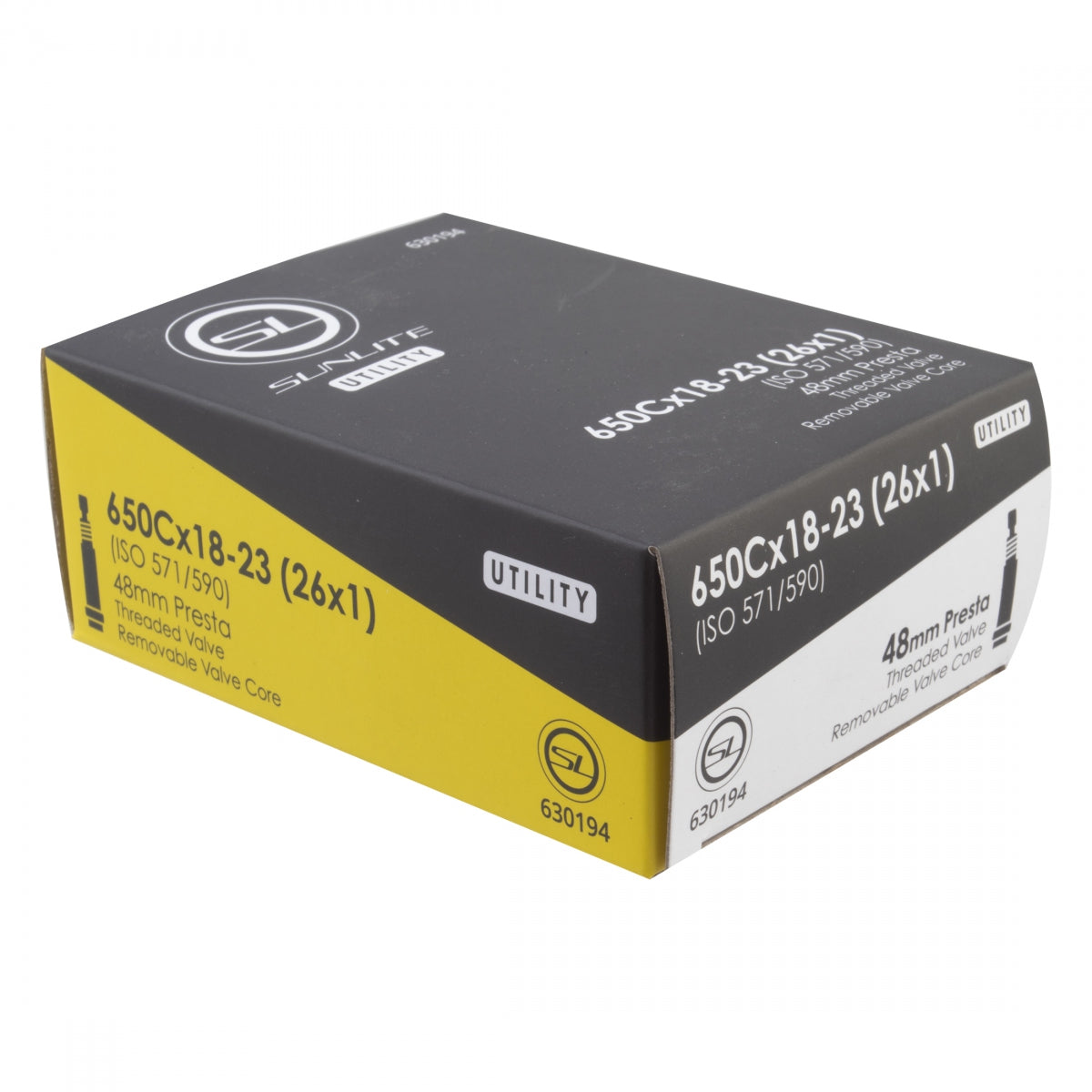SUNLITE TUBE SUNLT UTILIT 650Cx18-23 PV48/THRD/RC (26x1) FFW25mm - SUNLITE