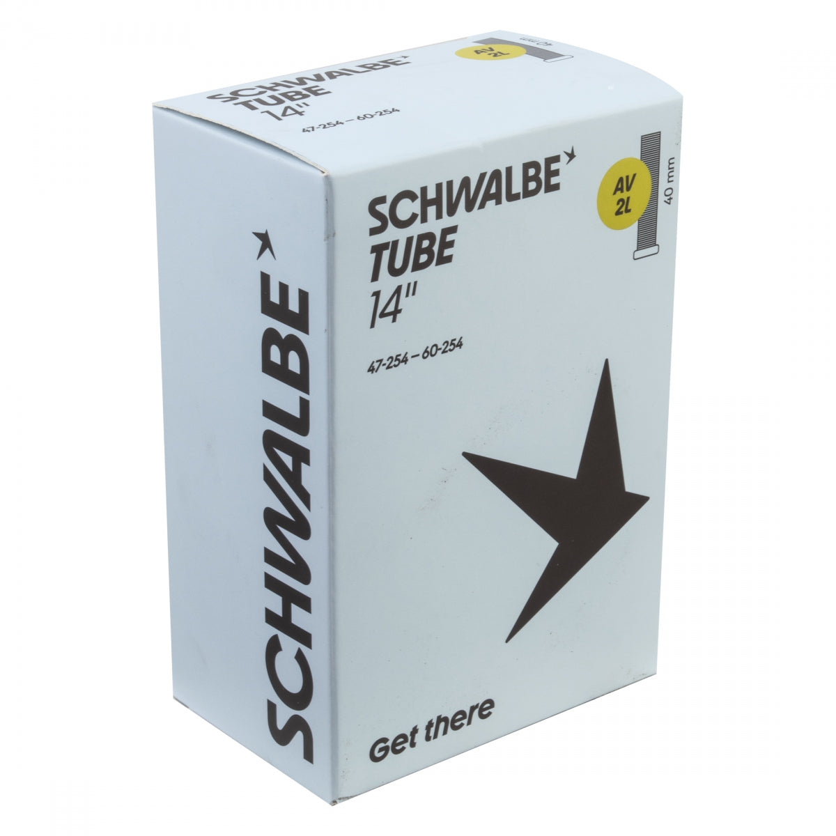 SCHWALBE TUBE SCHWALBE 14 254x47/60 SV 40mm - SCHWALBE