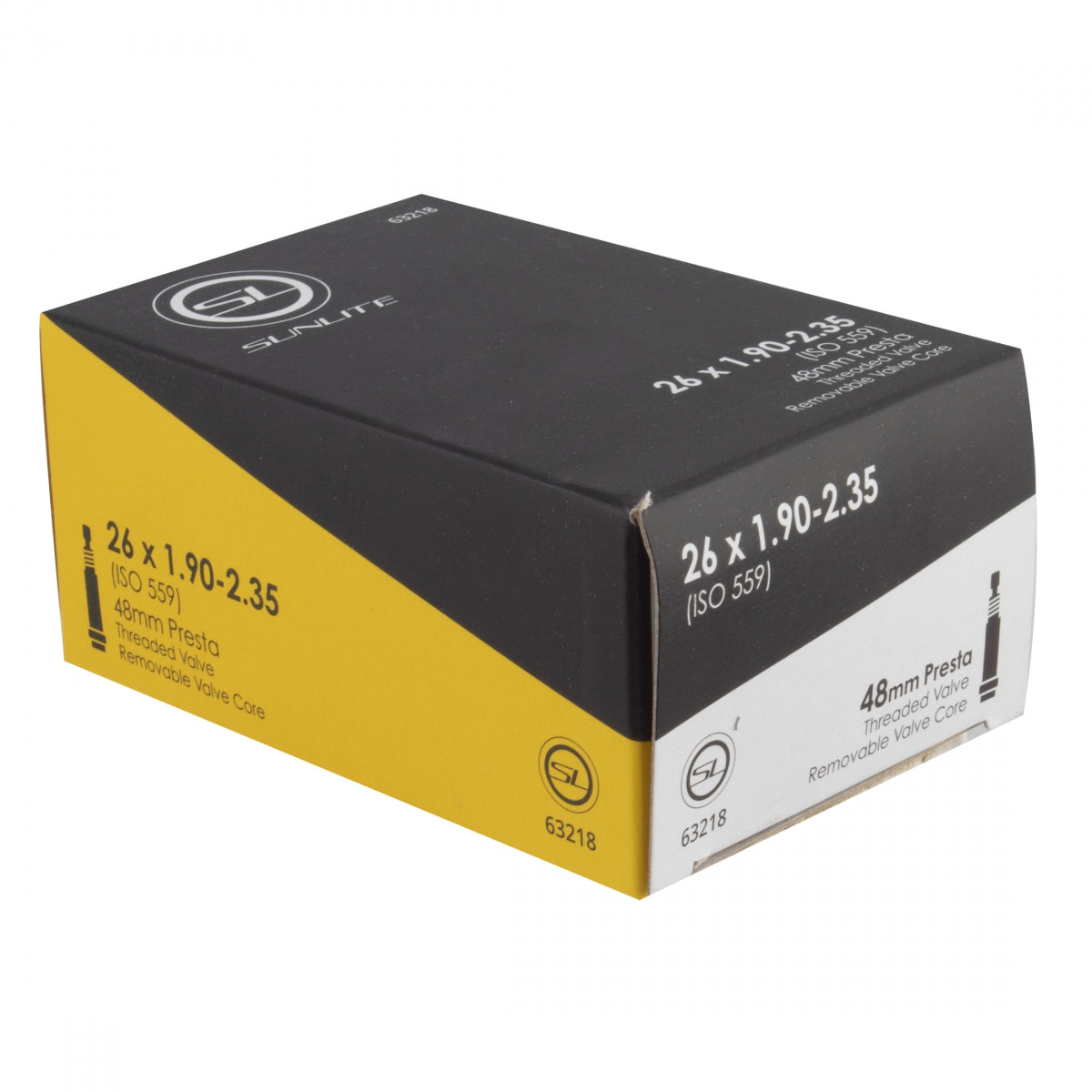 SUNLITE TUBE SUNLT 26x1.90-2.35 PV48/THRD/RC FFW 51mm - SUNLITE