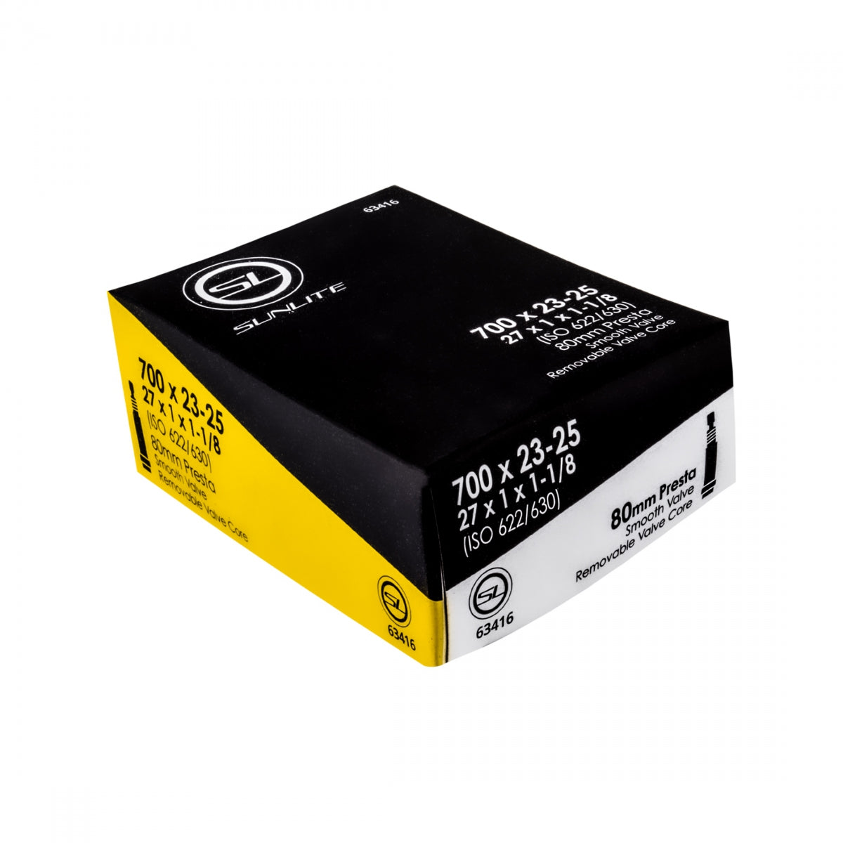 SUNLITE TUBE SUNLT 700x23-25 PV80/SMTH/RC (27x1x1-1/8) FFW25mm - SUNLITE