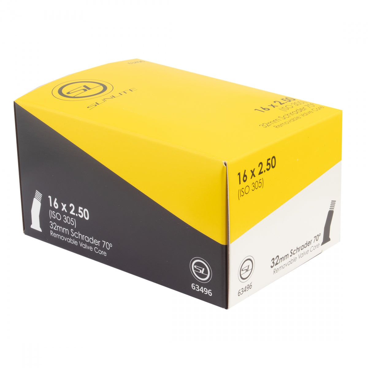 SUNLITE TUBE SUNLT 16x2.50 ANGLE 70d VALVE FFW64mm - SUNLITE