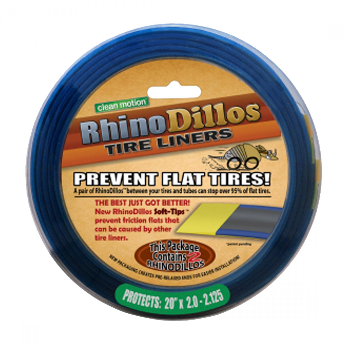 RHINODILLOS TIRE LINER RIDLO BULK GRN 20x2.0-2.125 BXof10 - RHINODILLOS