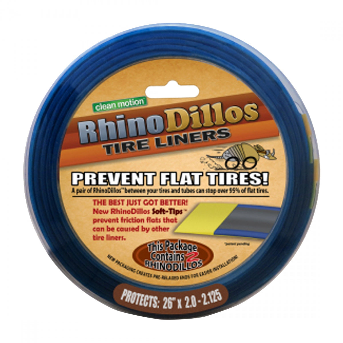 RHINODILLOS TIRE LINER RIDLO BULK BRN 26x2.0-2.125 BXof10 - RHINODILLOS