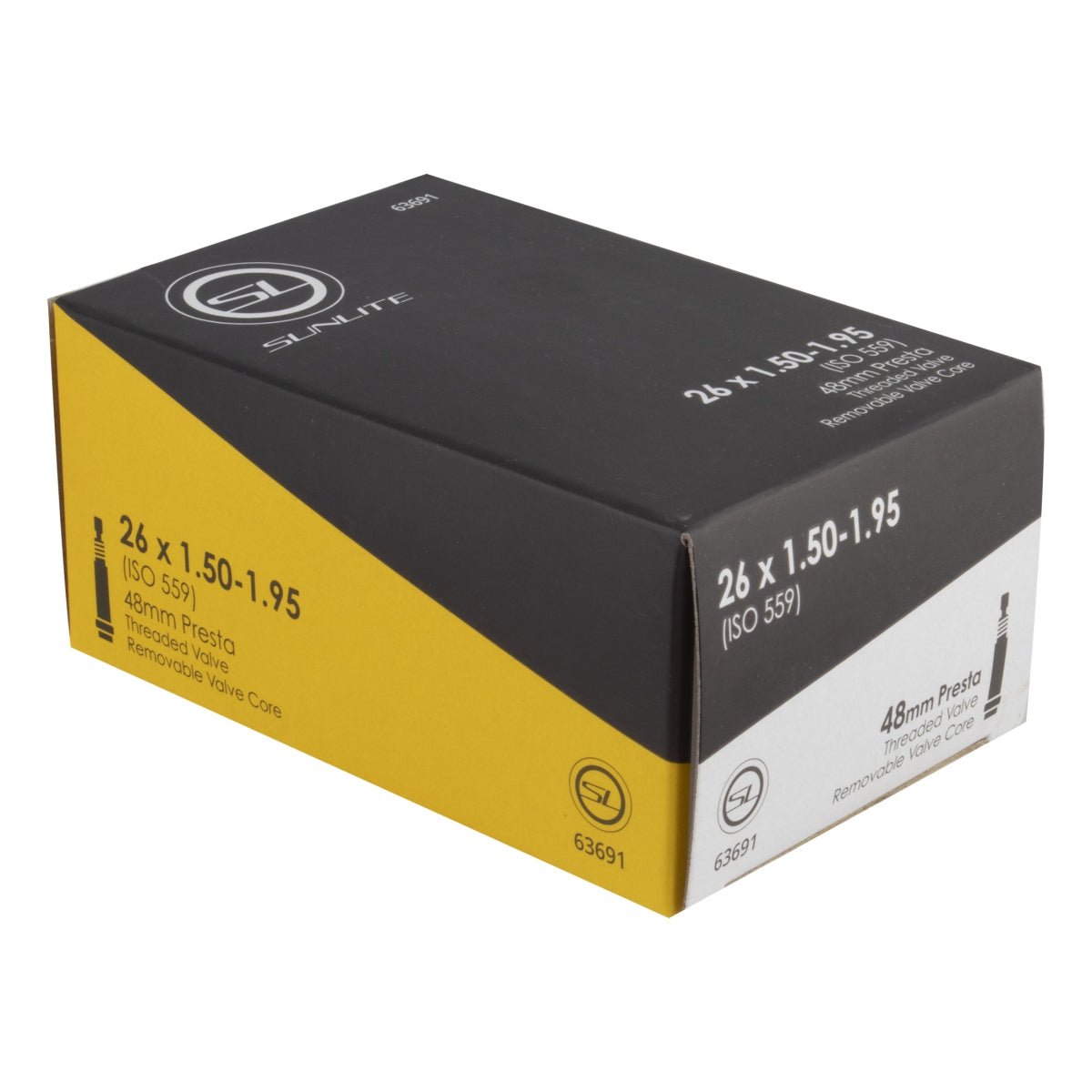 SUNLITE TUBE SUNLT 26x1.50-1.95 PV48/THRD/RC FFW 44mm - SUNLITE