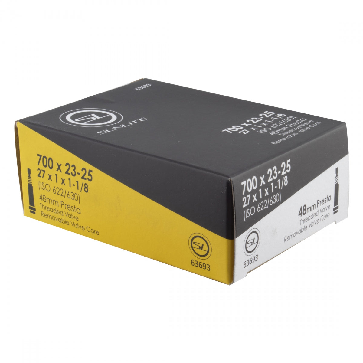 SUNLITE TUBE SUNLT 700x23-25 PV48/THRD/RC (27x1x1-1/8) FFW25mm - SUNLITE