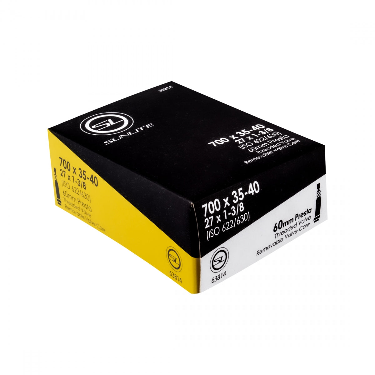 SUNLITE TUBE SUNLT 700x35-40 PV60/THRD/RC (27x1-3/8) FFW33mm - SUNLITE