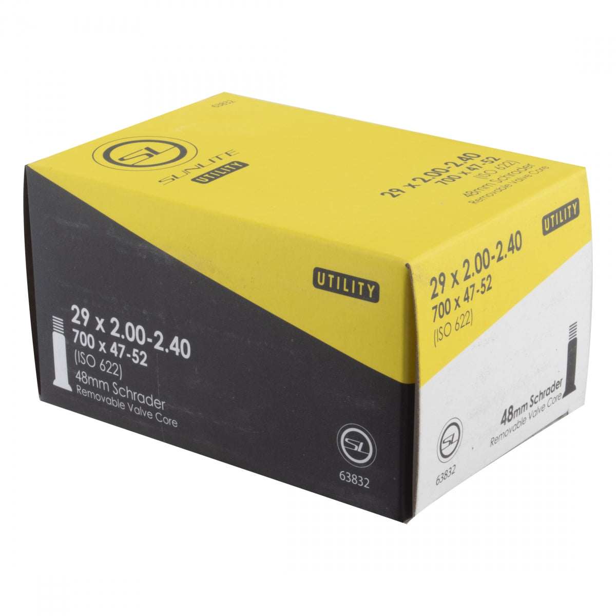 SUNLITE TUBE SUNLT UTILIT 29x2.00-2.40 700x47-52 SV48 FFW56mm - SUNLITE