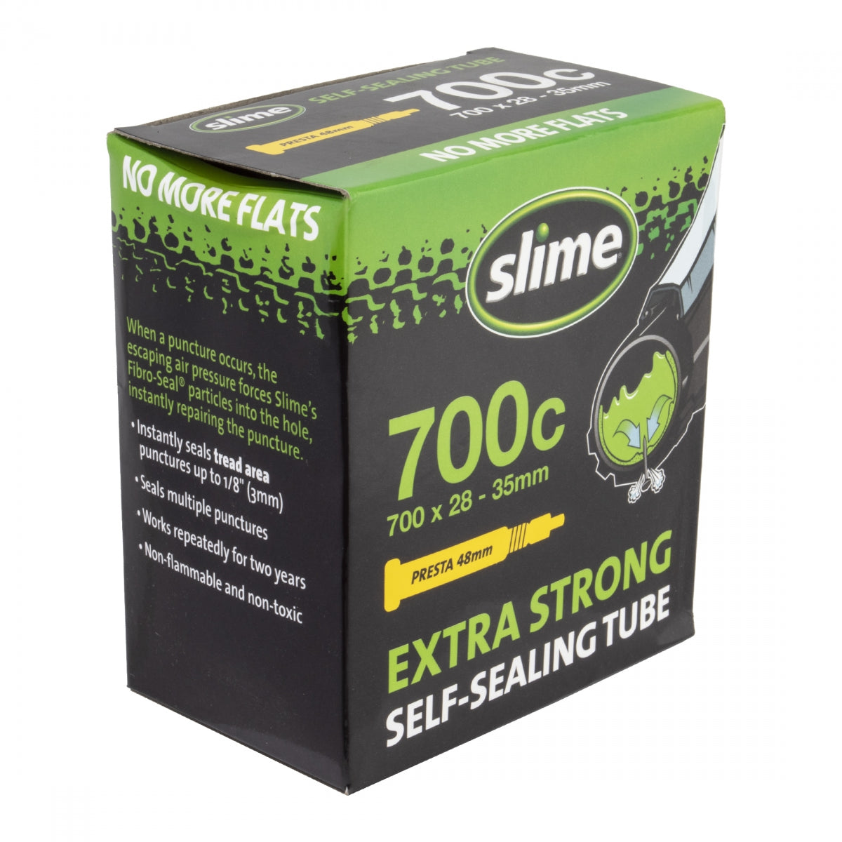 SLIME TUBE SLIME 700x28/35 48mmPV - SLIME