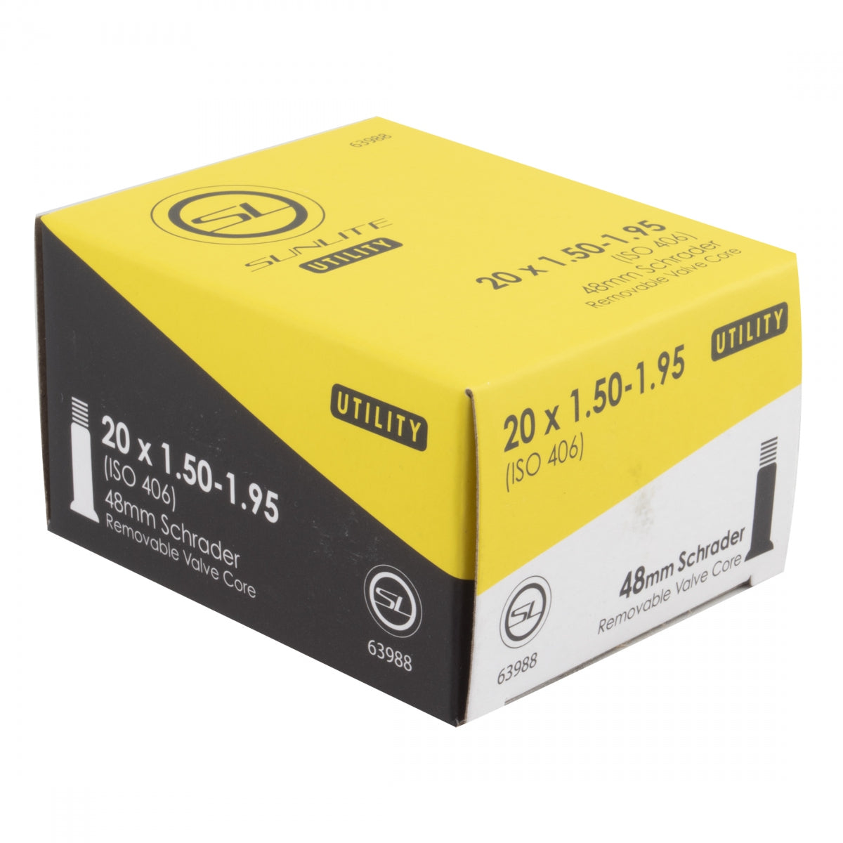 SUNLITE TUBE SUNLT UTILIT 20x1.50-1.95 SV48 FFW 39mm - SUNLITE