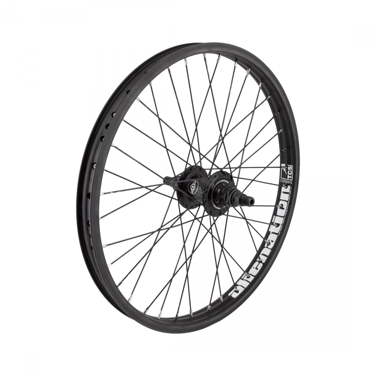 ALIENATION WHL Rear 20x1.75 406x27 AN INDEPENDENT FC FELON G69 TCS M-BK 36 AN RUSH V3 RHD 9T 14mm M-BK 110mm DT2.0BK (16mm SL BRASS NIPPLES) - ALIENATION