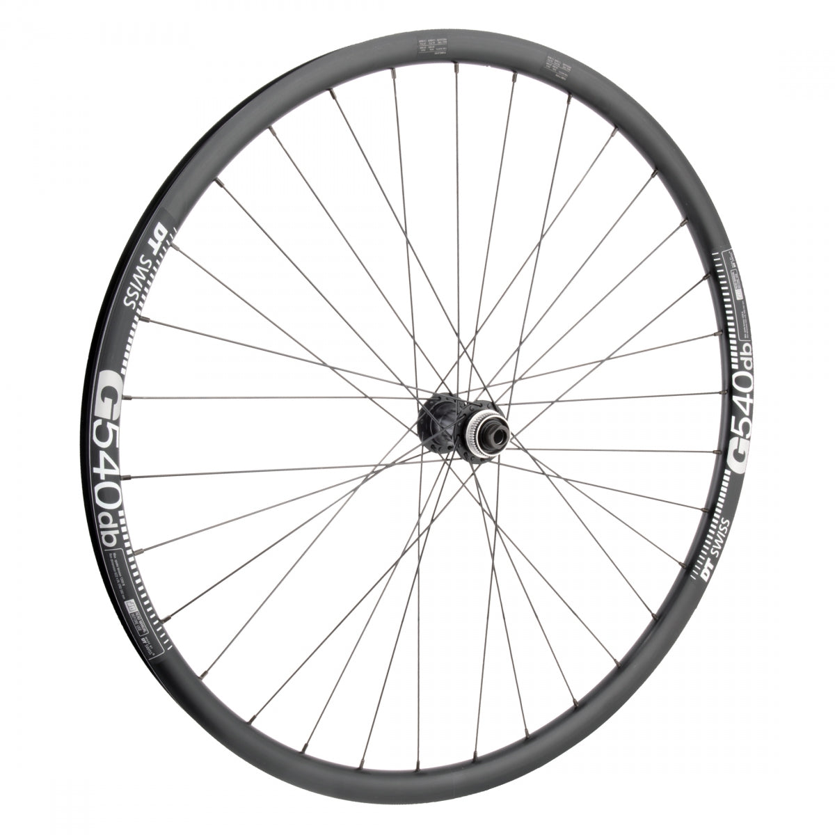 WHEEL MASTER WHL Front 700 622x24 DT G540 BK DISC 32 SHI RS470 CL 12mm SEAL BK 100mm DTI2.0BK - WHEEL MASTER