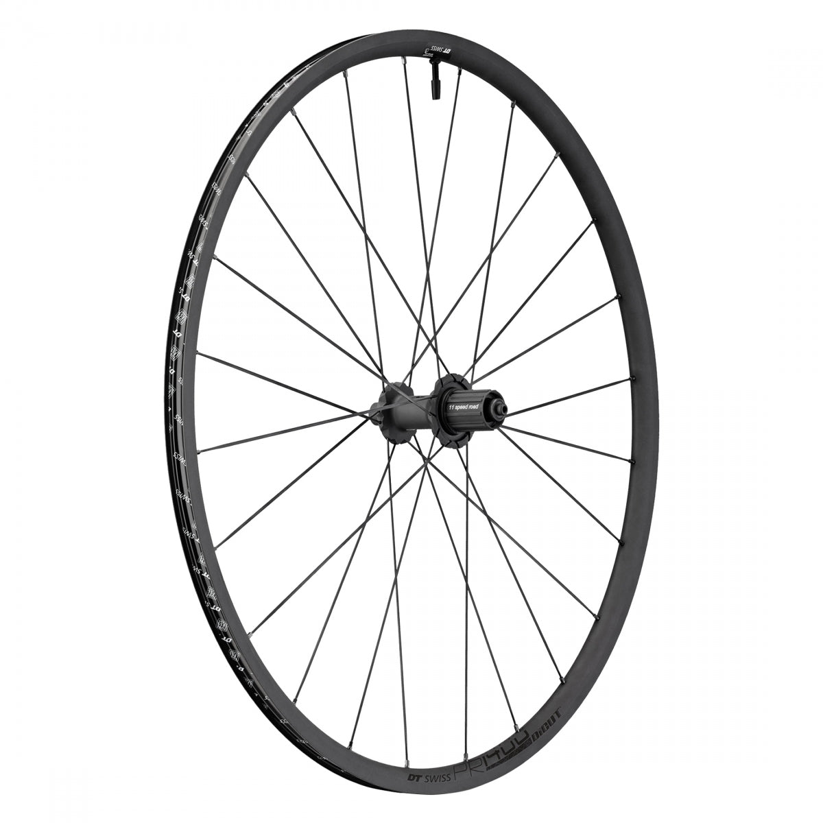 DT SWISS WHL Rear DT 700 622x18 PR1400 DICUT OXIC 21 130x5mm BK 8-11sCASS w/TUBELESS VALVE/TAPE/BRAKE PADS - DT SWISS