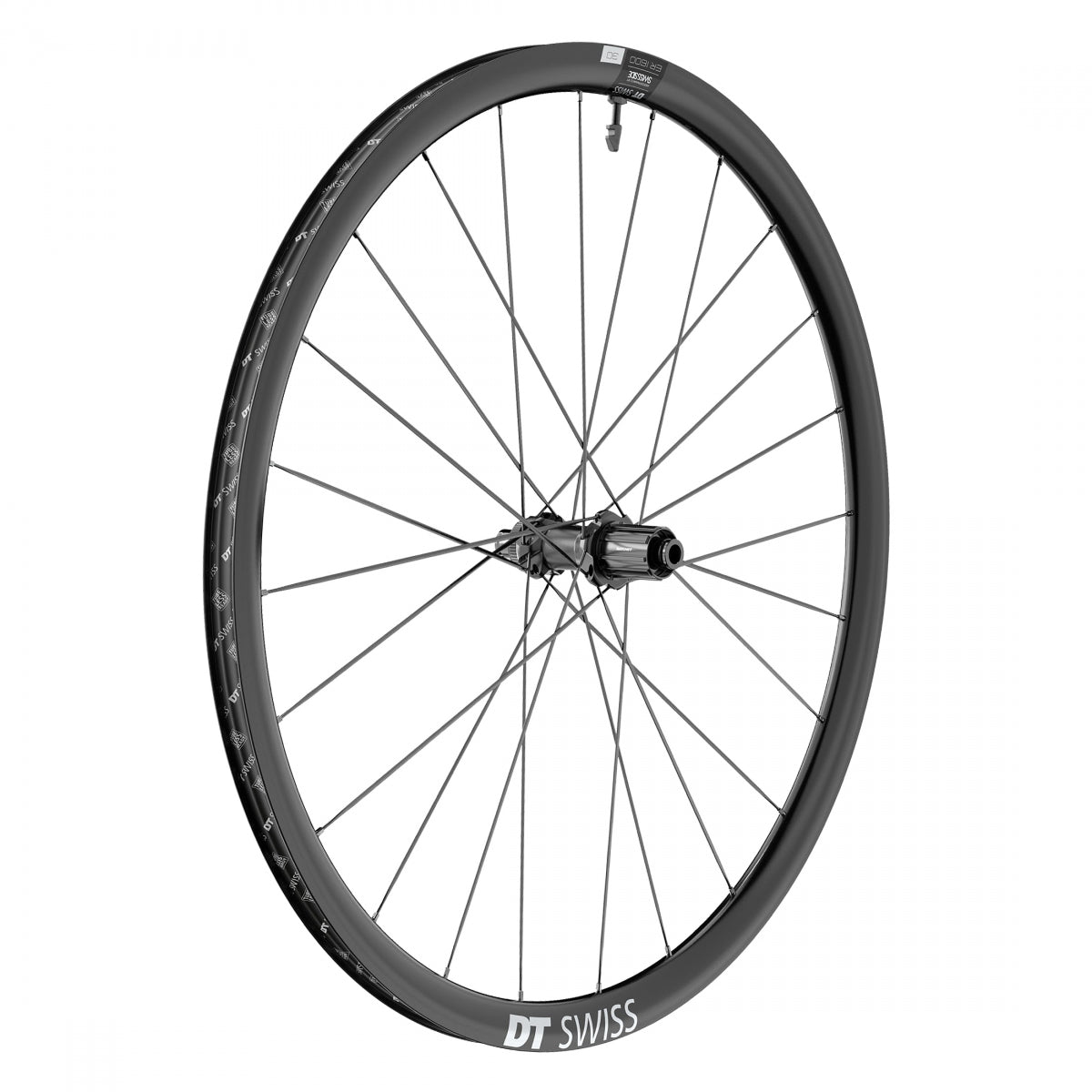 DT SWISS WHL Rear DT 700 622x22 ER1600 SPLINE 30 142x12mmTA CL SHI 11s ROAD TBLS BK - DT SWISS