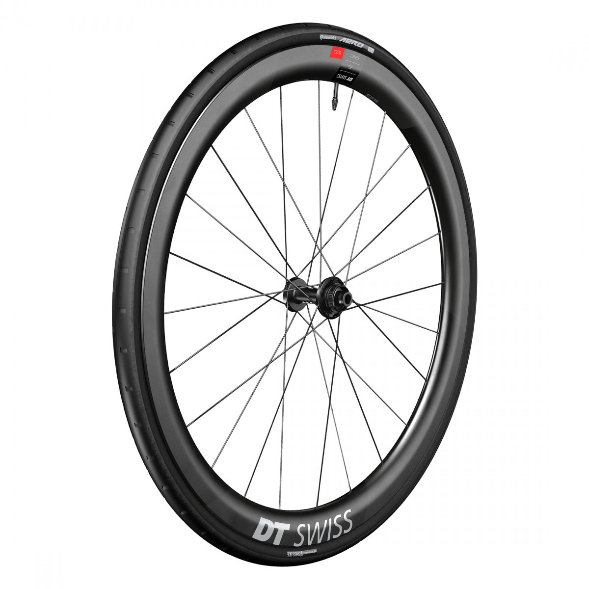 DT SWISS WHL Front DT 700 622x22 ERC1100 DICUT 45 100x12mmTA CL TBLS BK w/CONT AERO 111 - DT SWISS