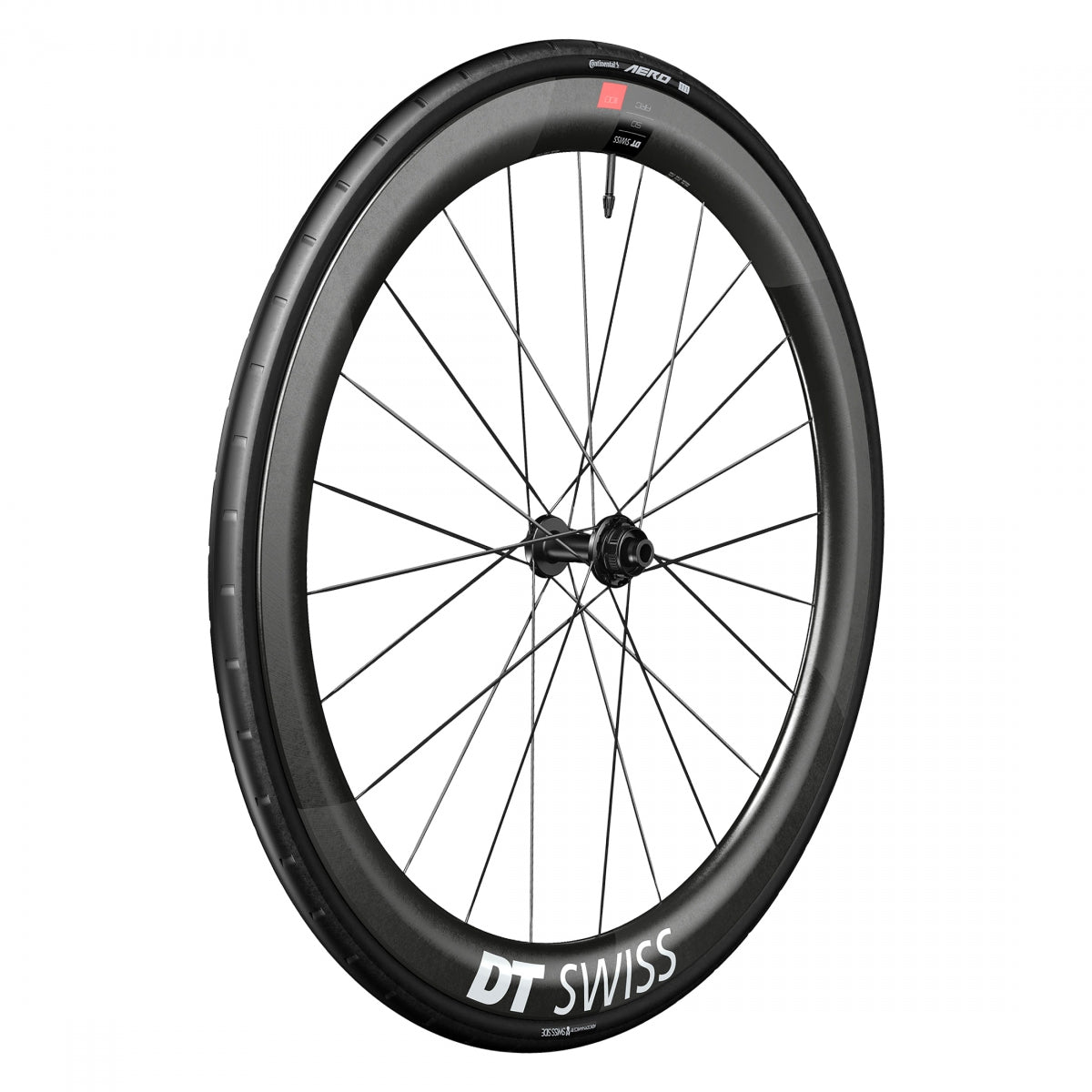 DT SWISS WHL Front DT 700 622x20 ARC1100 WIDE DICUT 50 100x12mmTA CL TBLS (L) w/CONT AERO 111 - DT SWISS
