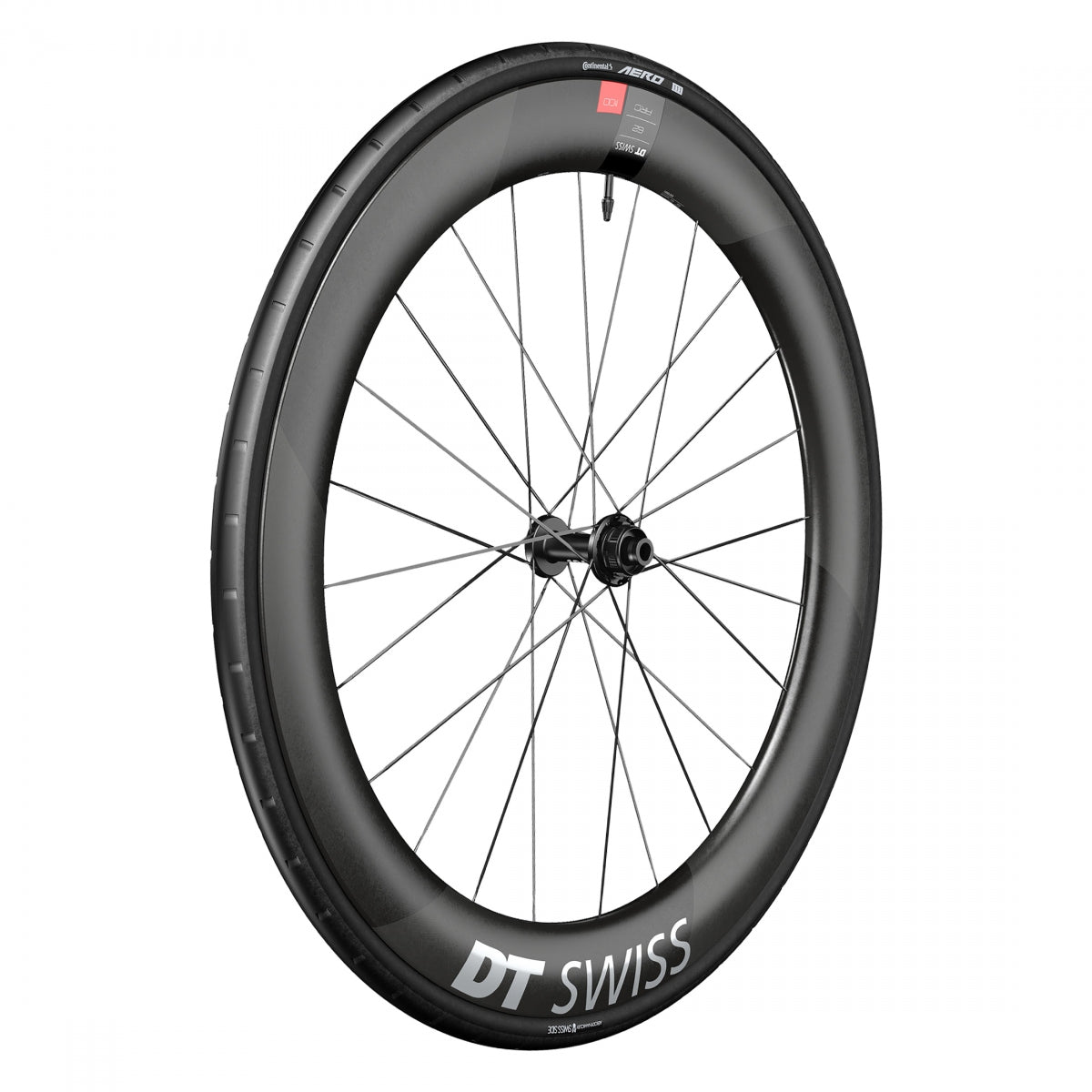 DT SWISS WHL Front DT 700 622x20 ARC1100 WIDE DICUT 62 100x12mmTA CL TBLS (L) w/CONT AERO 111 - DT SWISS