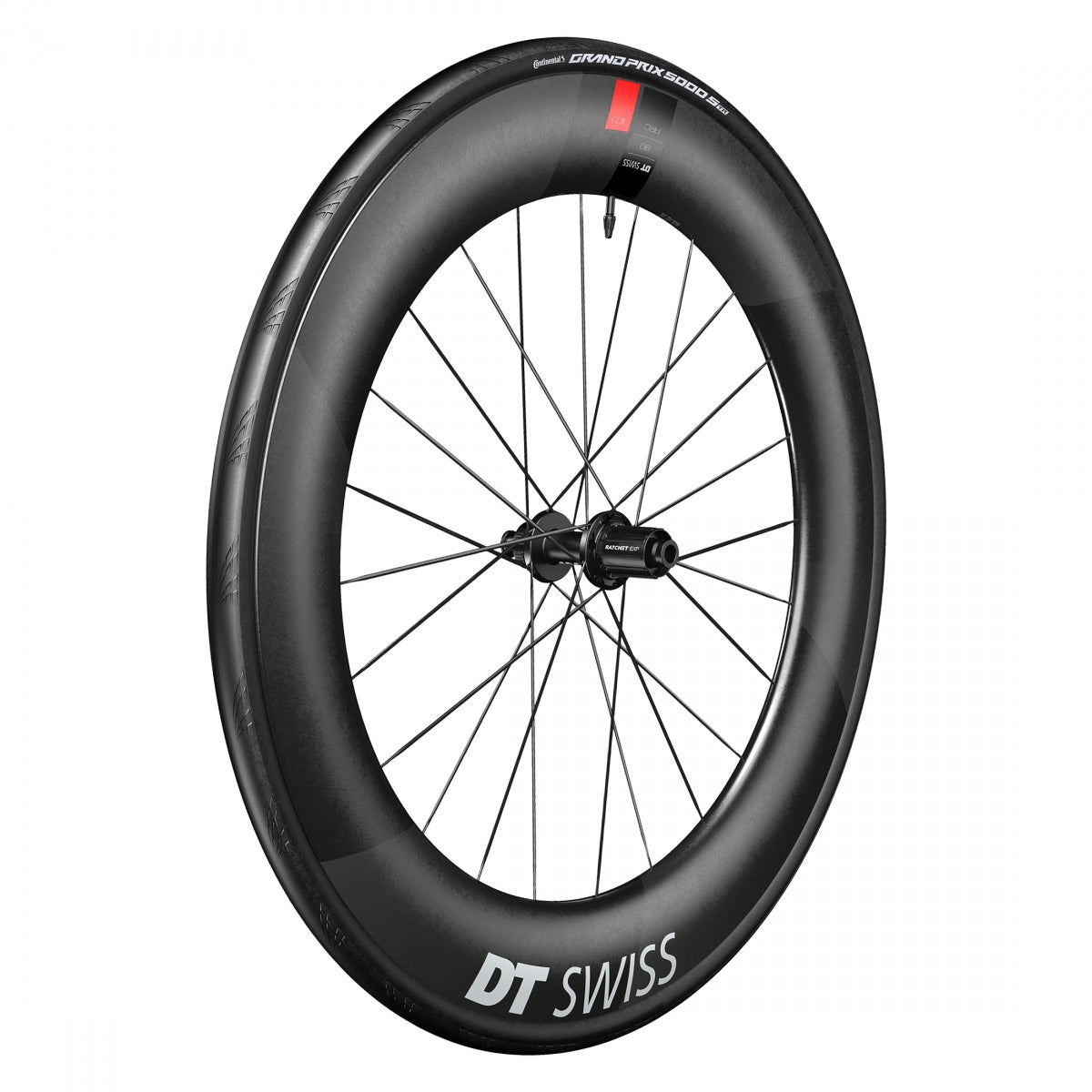 DT SWISS WHL Rear DT 700 622x20 ARC1100 WIDE DICUT 80 142x12mmTA CL 11sCAS EXP TBLS (L) w/CONT GP 5000 STR - DT SWISS