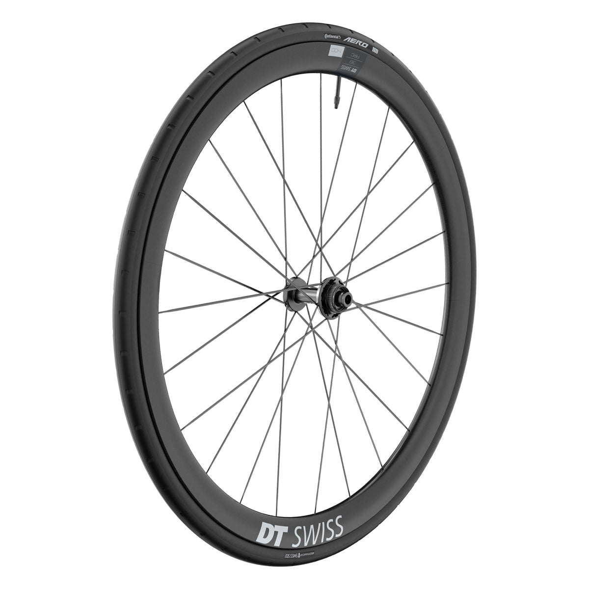 DT SWISS WHL Front DT 700 622x20 ARC1400 DICUT 38 100x12mmTA CL TBLS (O) w/CONT AERO 111 - DT SWISS