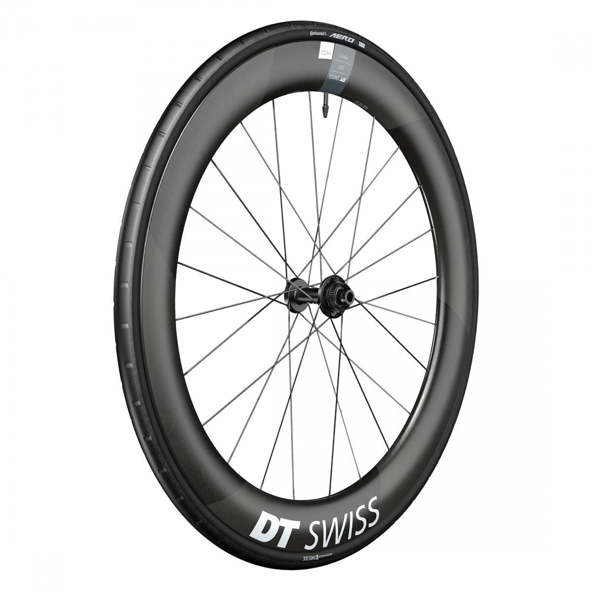 DT SWISS WHL Front DT 700 622x20 ARC1400 WIDE DICUT 62 100x12mmTA CL TBLS (L) w/CONT AERO 111 - DT SWISS