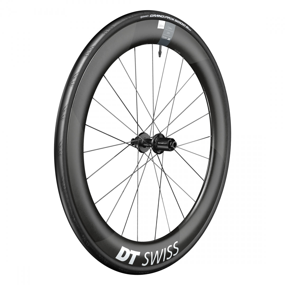 DT SWISS WHL Rear DT 700 622x20 ARC1400 WIDE DICUT 62 142x12mmTA CL 11sCAS EXP TBLS (L) w/CONT GP 5000 STR - DT SWISS