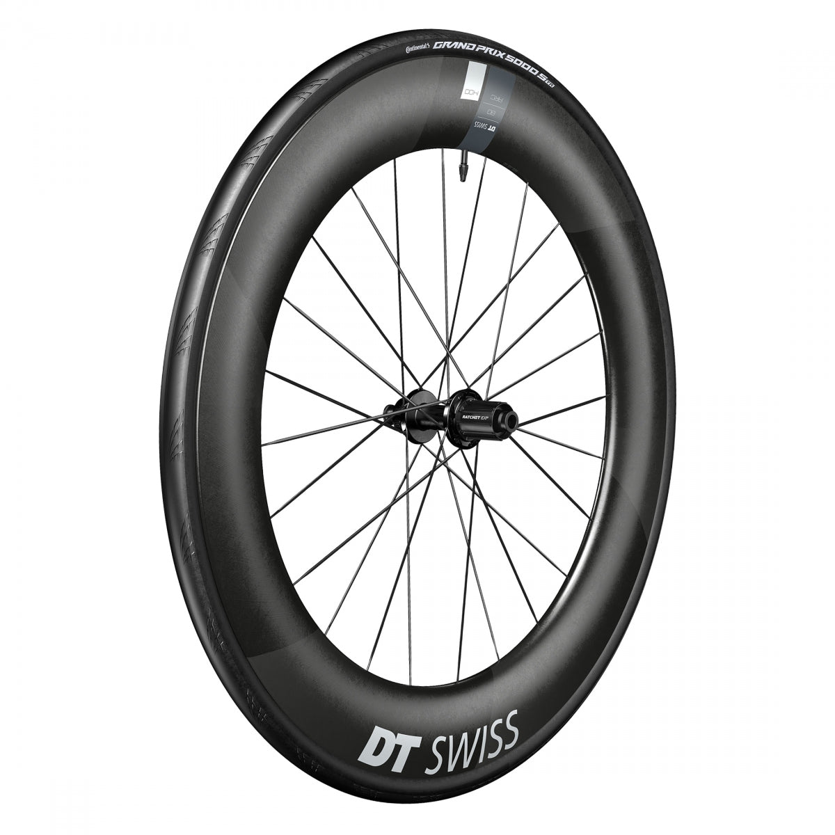 DT SWISS WHL Rear DT 700 622x20 ARC1400 WIDE DICUT 80 142x12mmTA CL 11sCAS EXP TBLS (L) w/CONT GP 5000 STR - DT SWISS