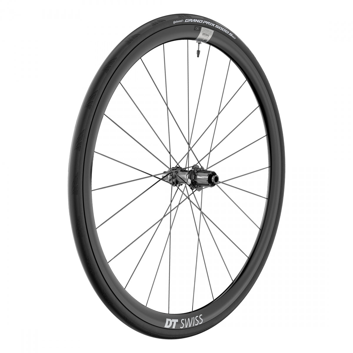 DT SWISS WHL Rear DT 700 622x20 A1800 SPLINE 142x12mmTA CL 11sCAS LN TBLS (O) w/CONT GP 5000 STR - DT SWISS