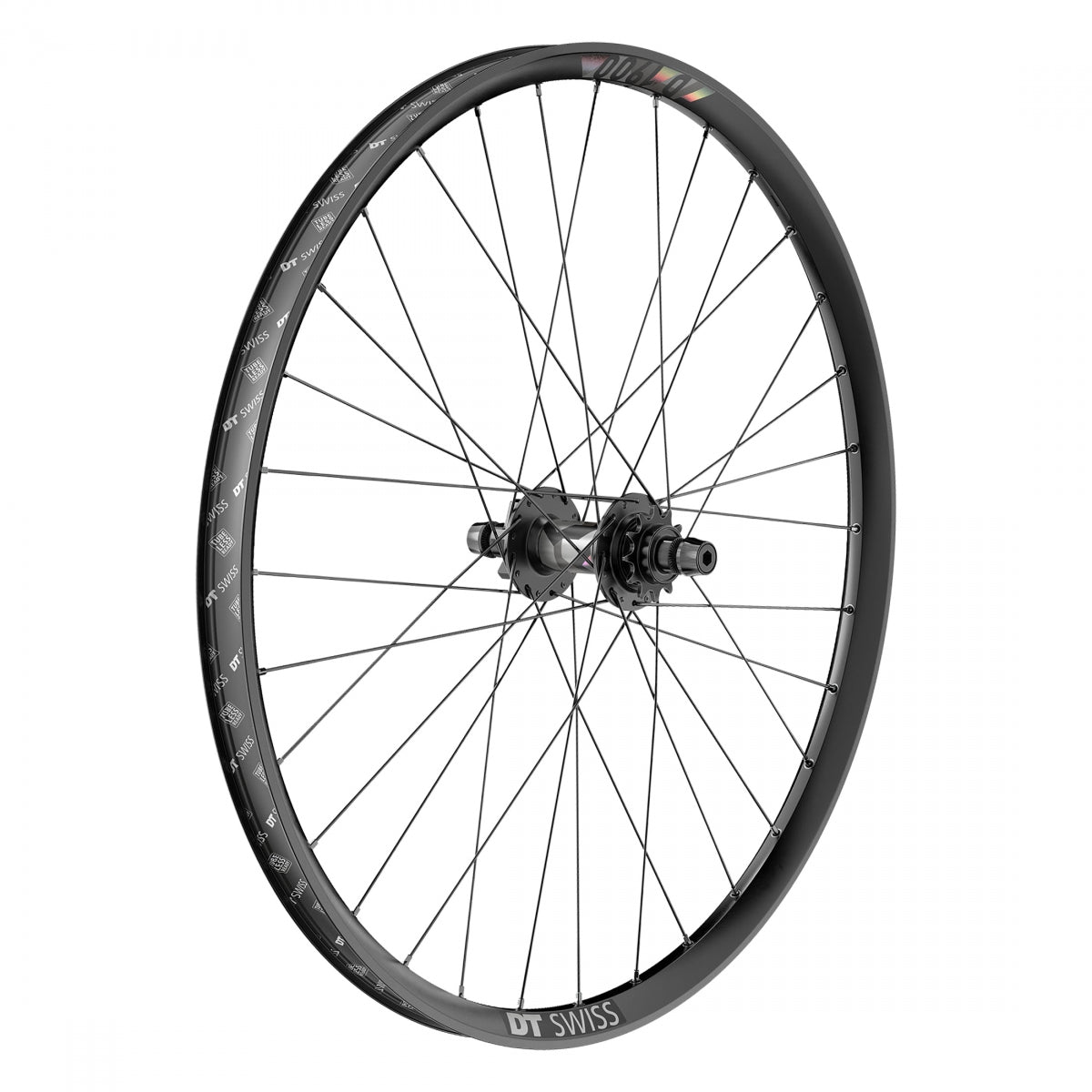 DT SWISS WHL Rear DT 26 559x30 D1900 CLASSIC 135x10mmBO 6B 1sCAS 12t BK - DT SWISS